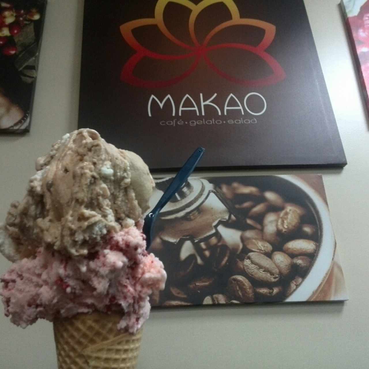 Helados de Ferrero Rocher y Red Velvet
