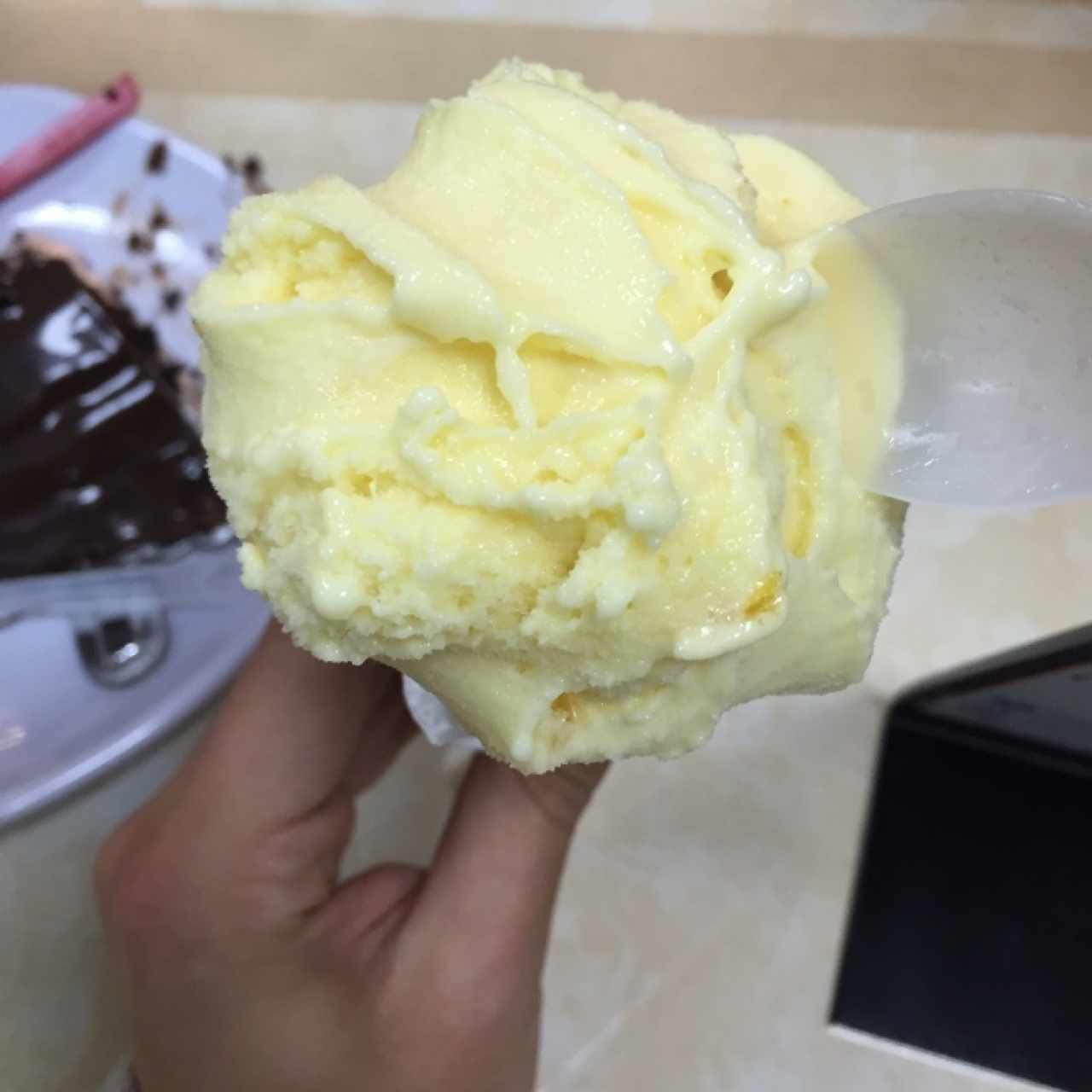 Helado de mousse de parchita (brutal!)