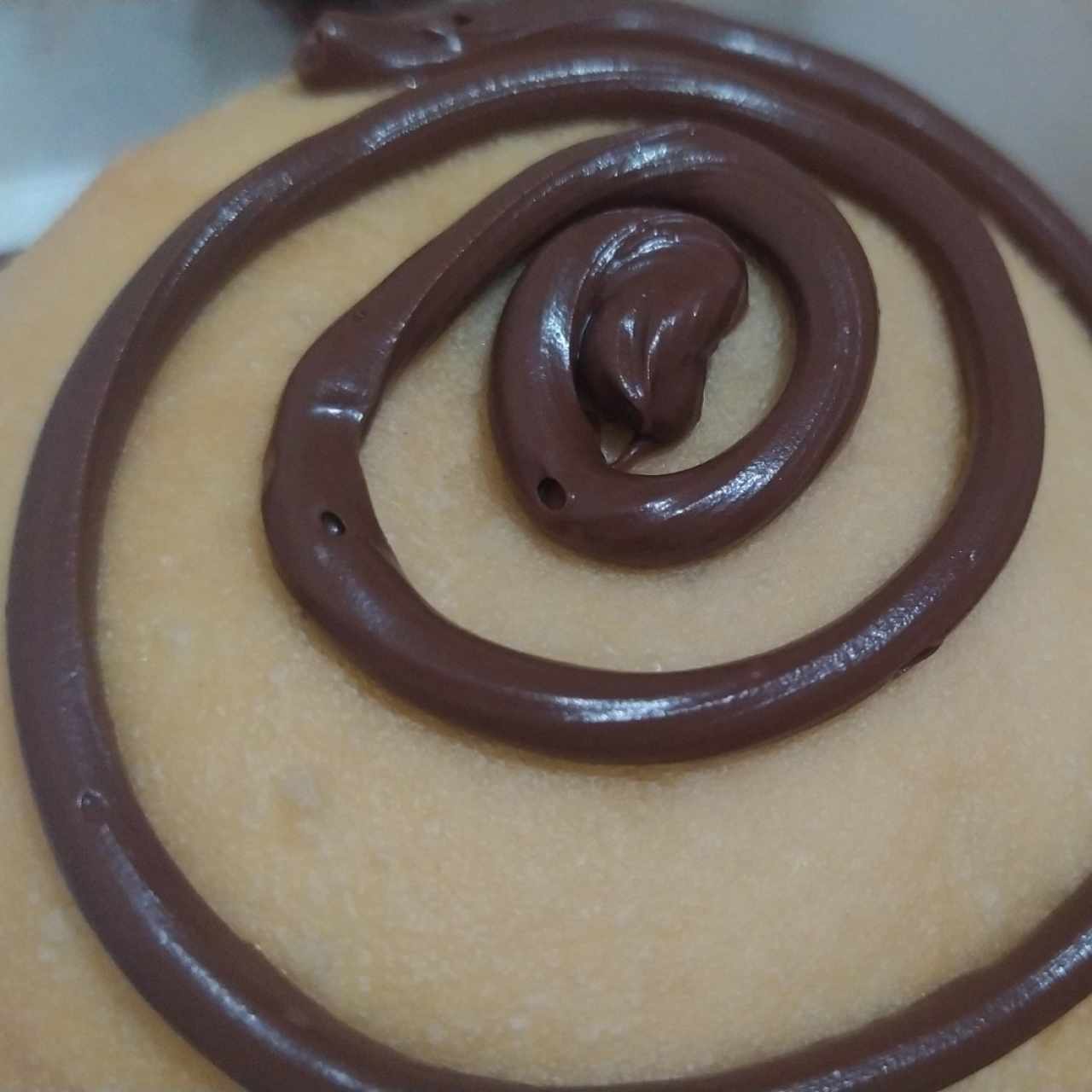 Dona rellena de Nutella