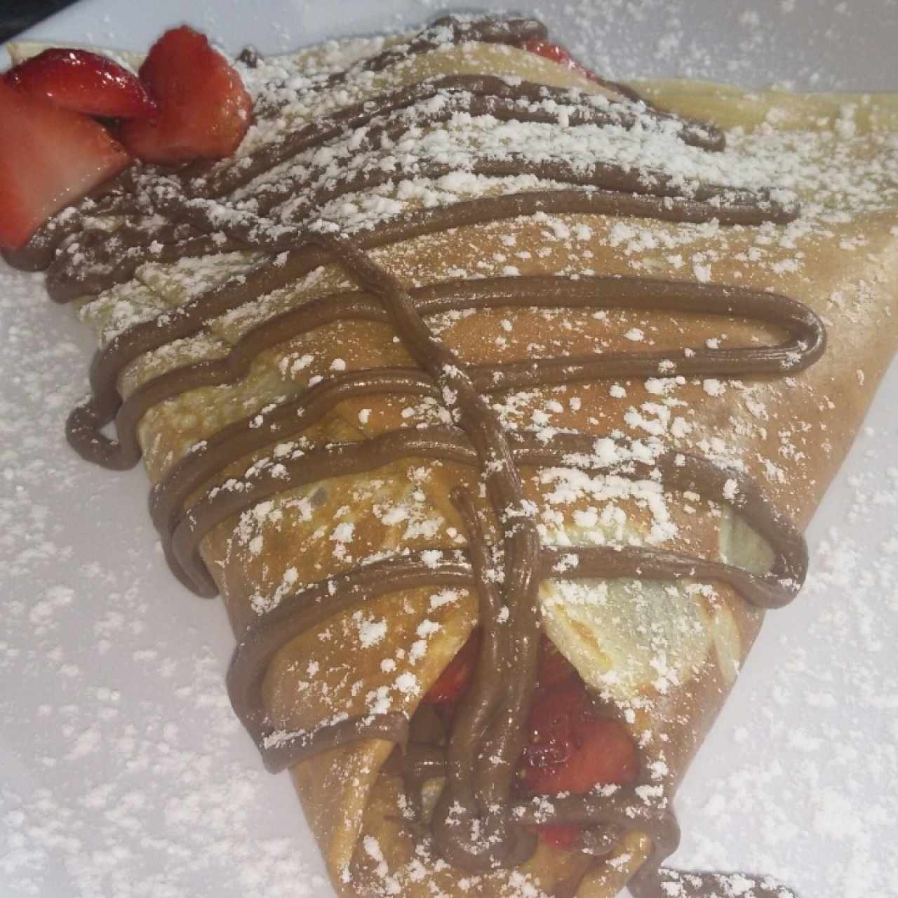Crepe de Chocolate y fresas