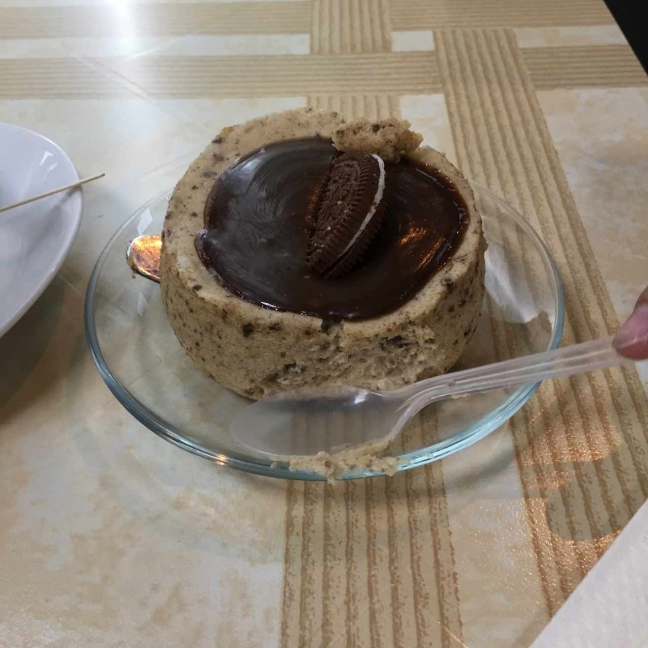 cheesecake de oreo
