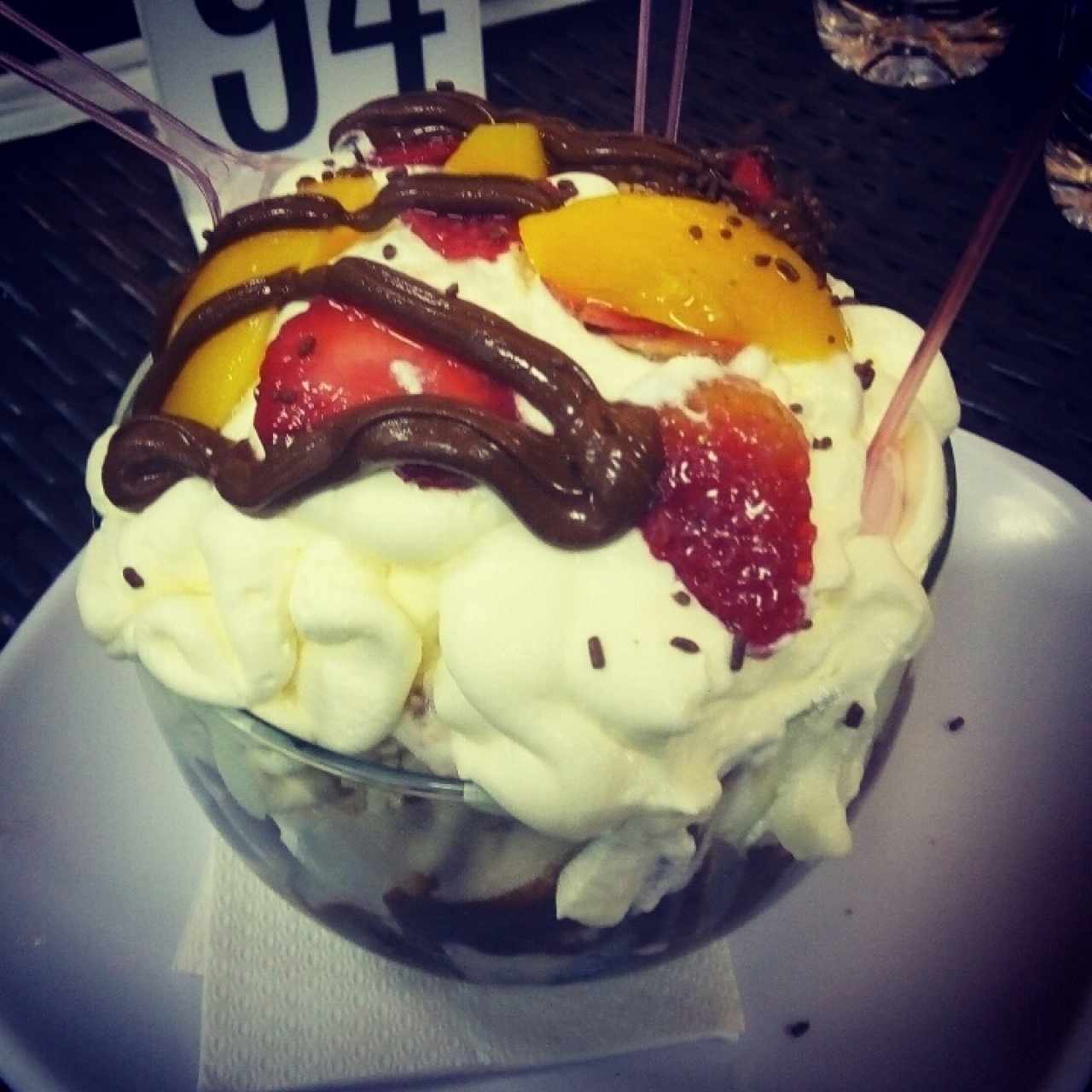 copa de brownie