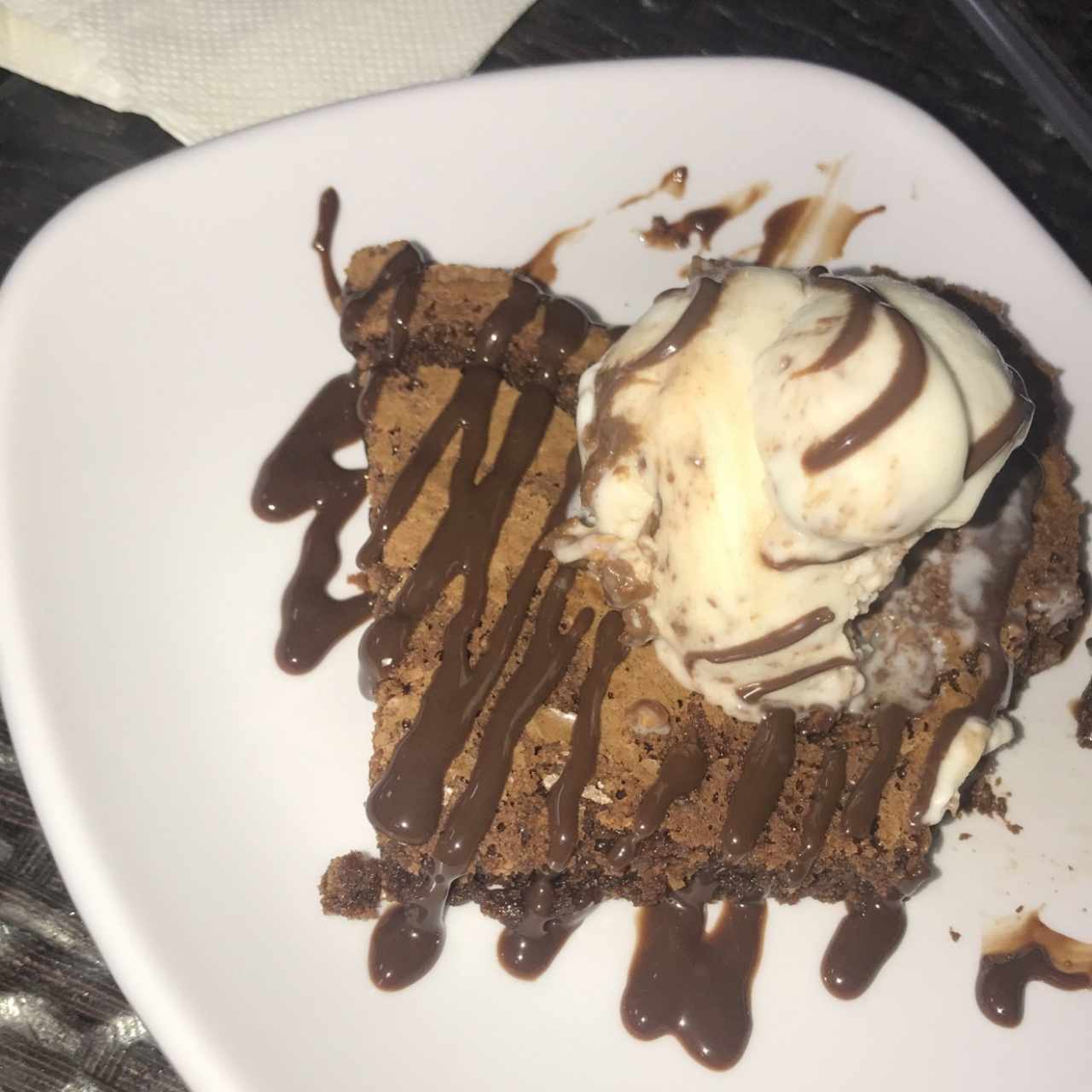 Brownie Con Helado