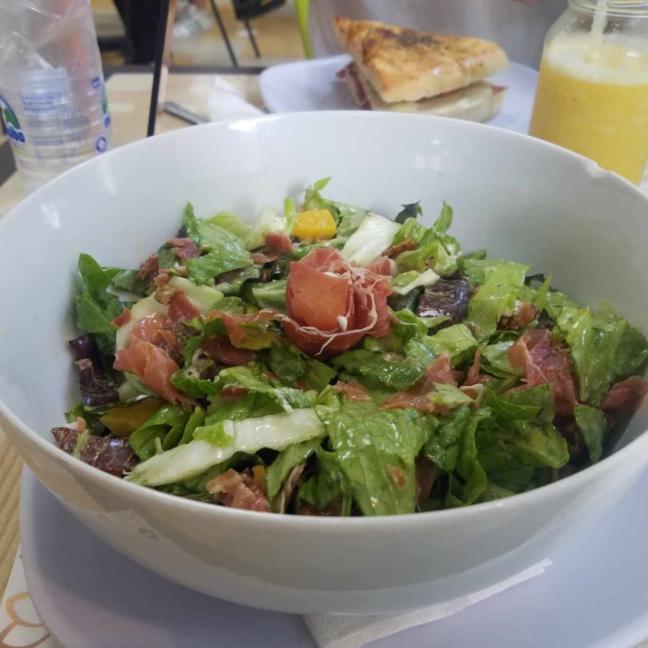ensalada de jamón serrano