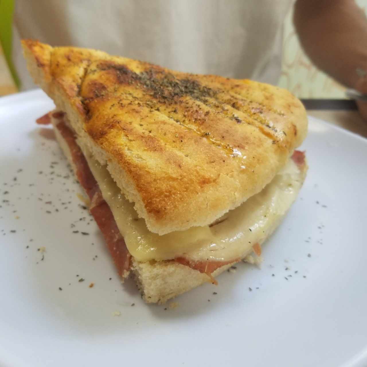sándwich de jamón serrano