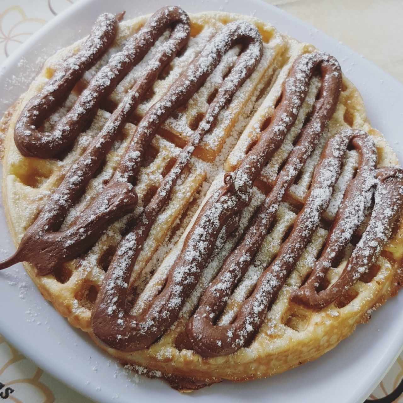 wafle chocolate
