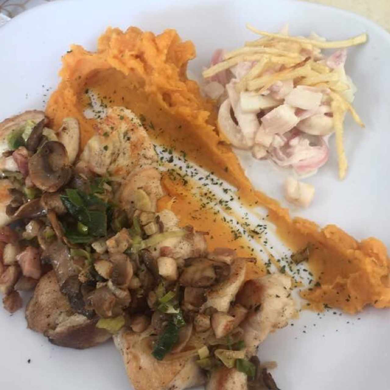 Menú Del Día: Milanesa de Pollo