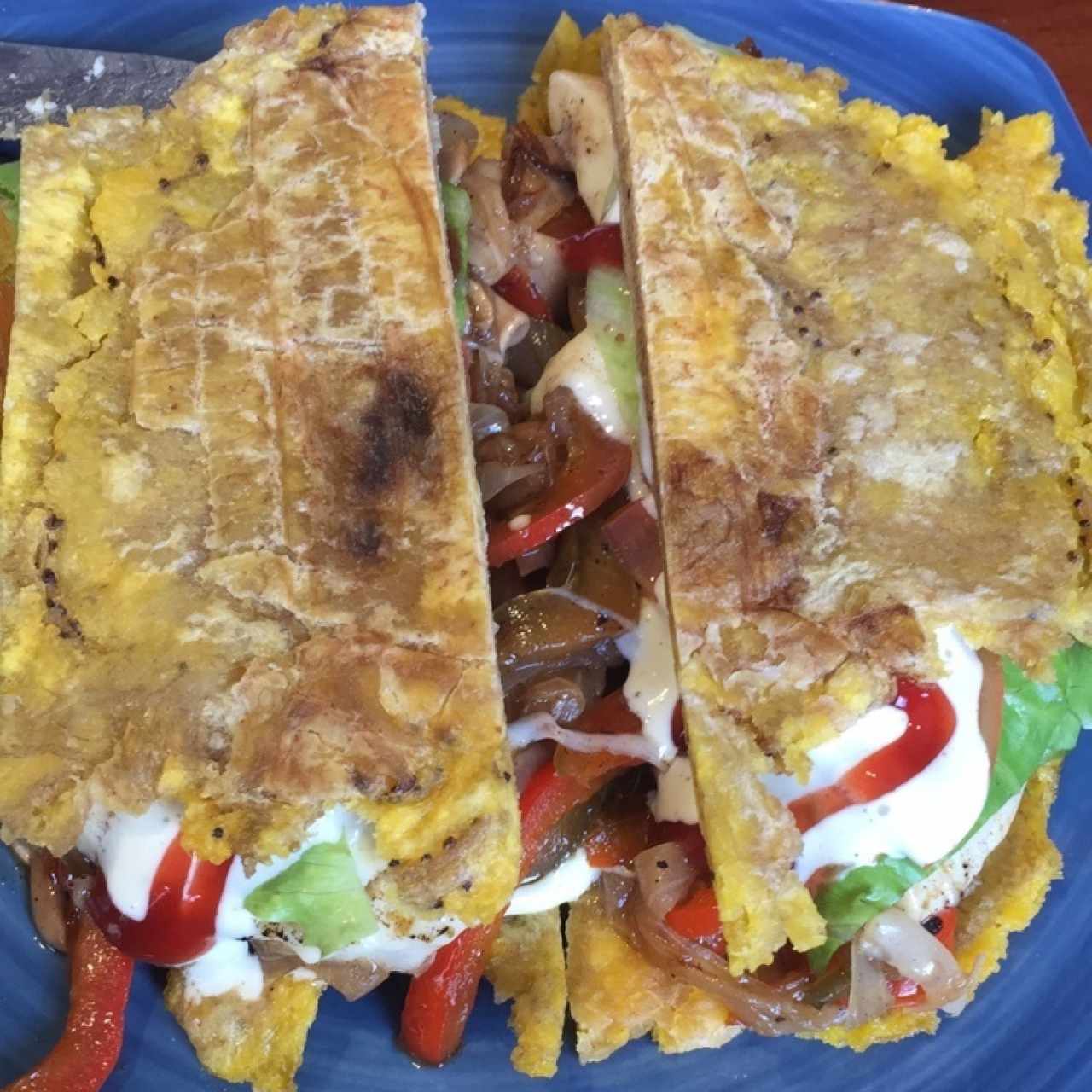 Patacon vegetariano 