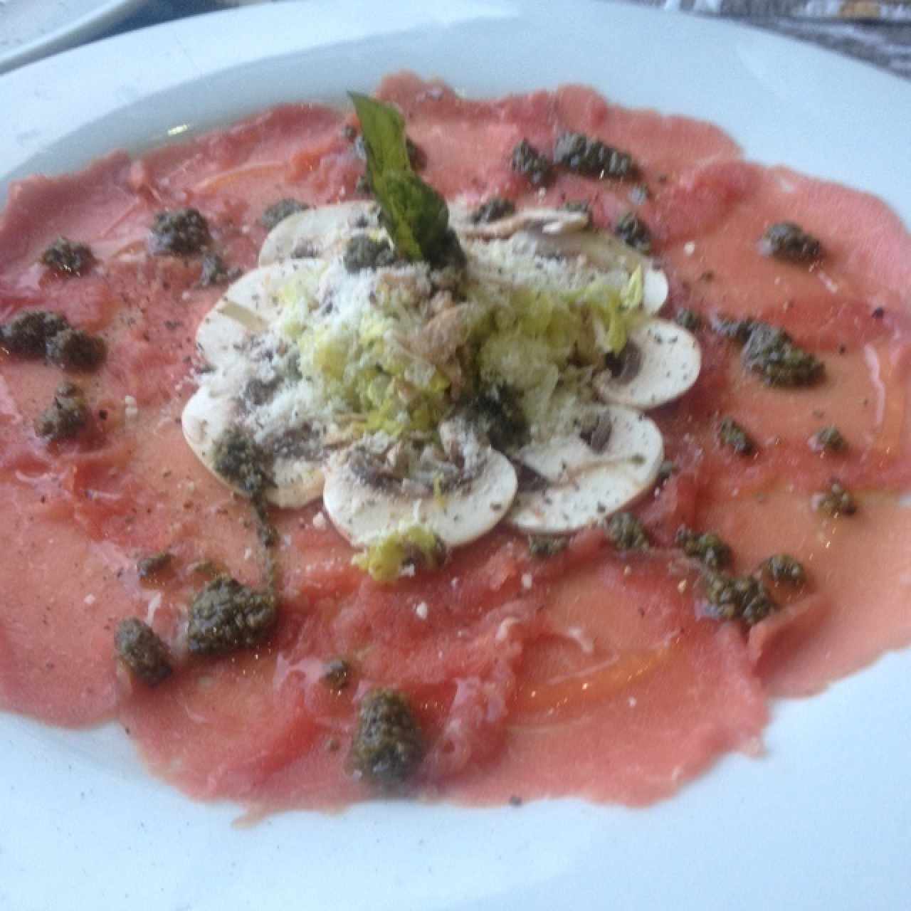 carpaccio de lomito