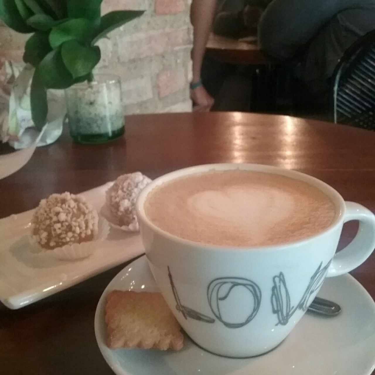 latte y trufas de limon