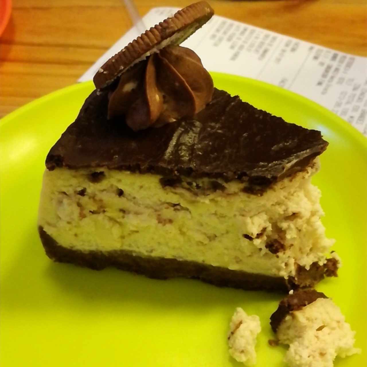 Cheesecake de oreo