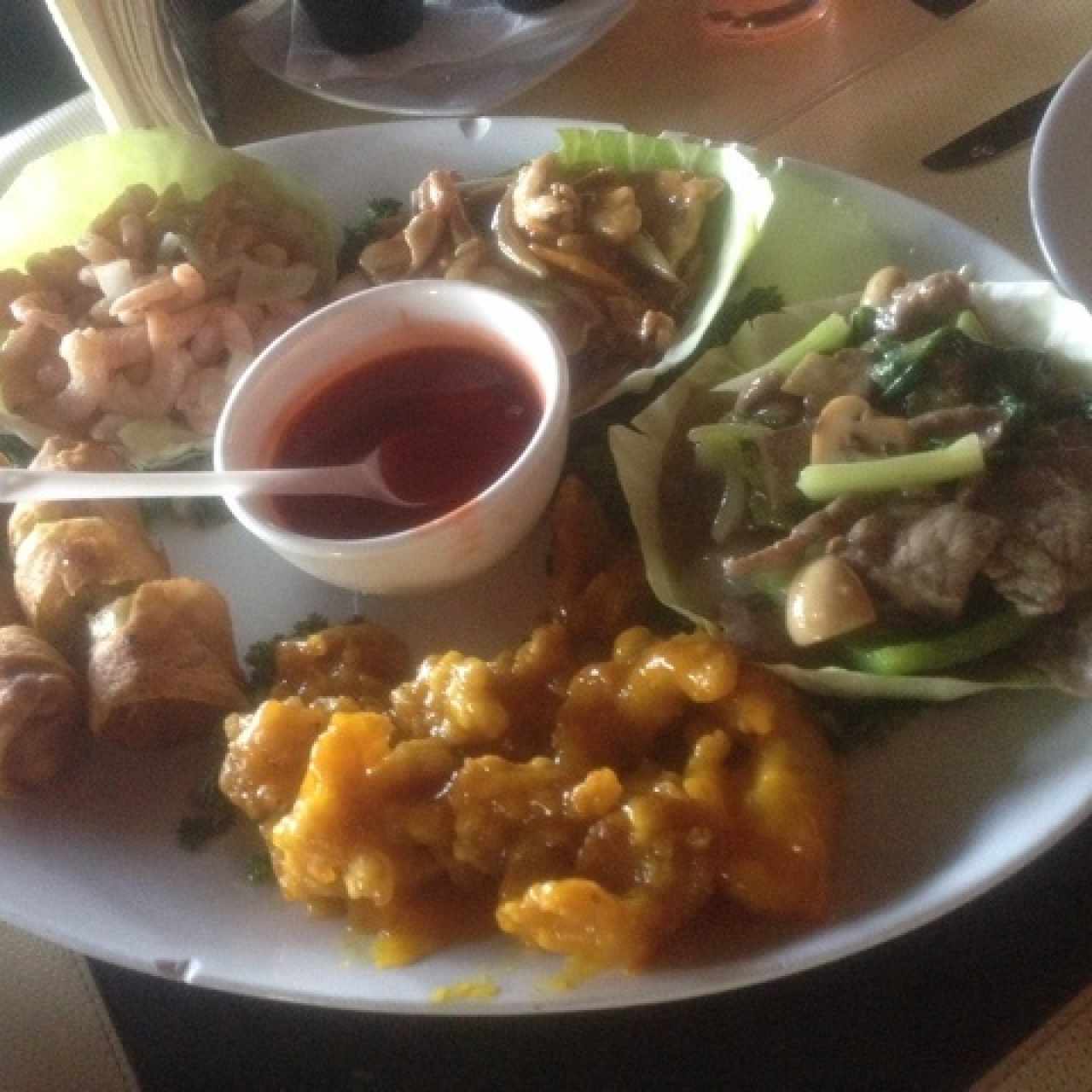 plato de degustacion fuente fenix