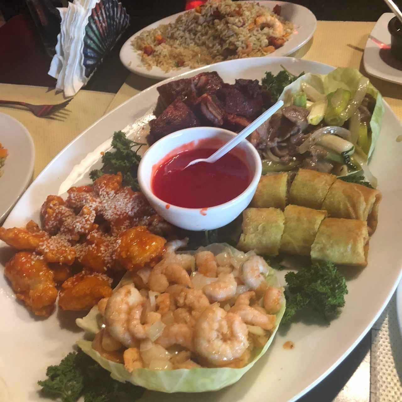 Plato de degustacion