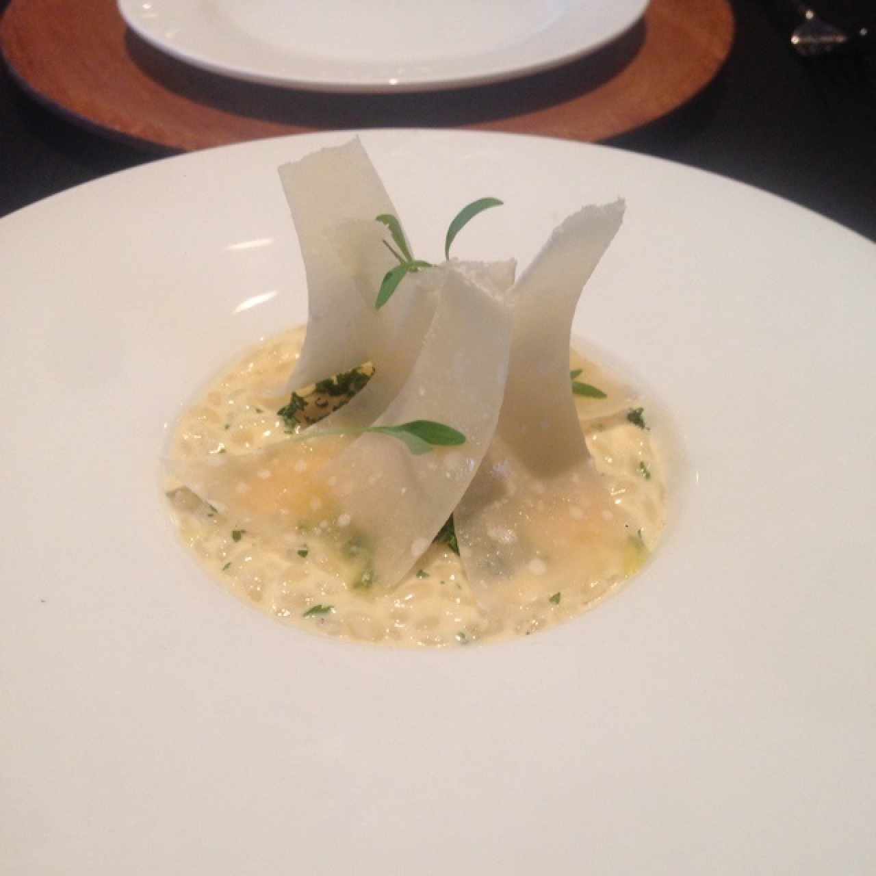 Rissotto en aceite de trufas 