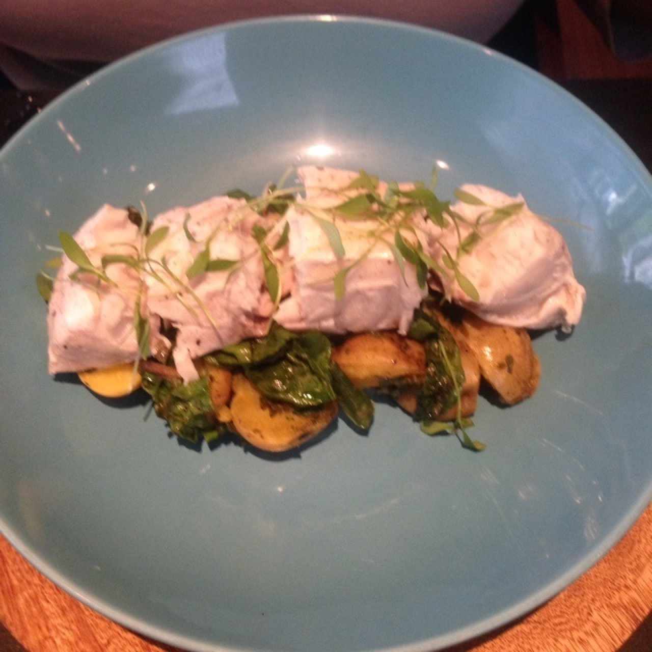 pescado blanco al vapor 