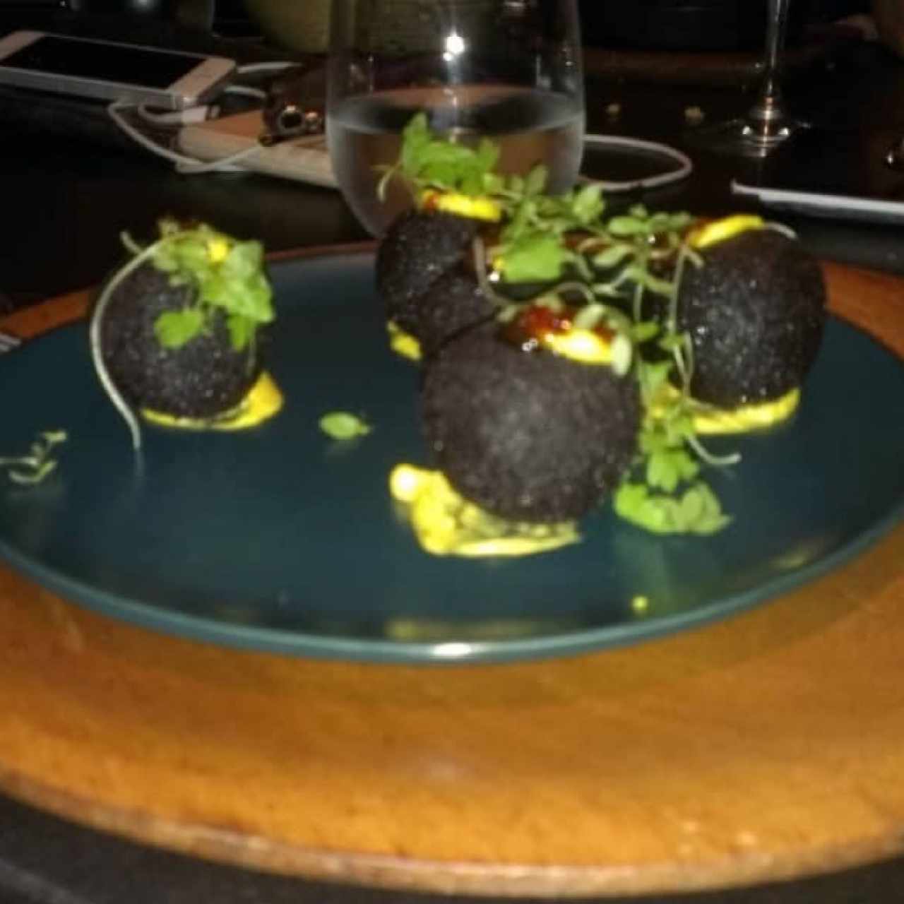 esferas de morcilla
