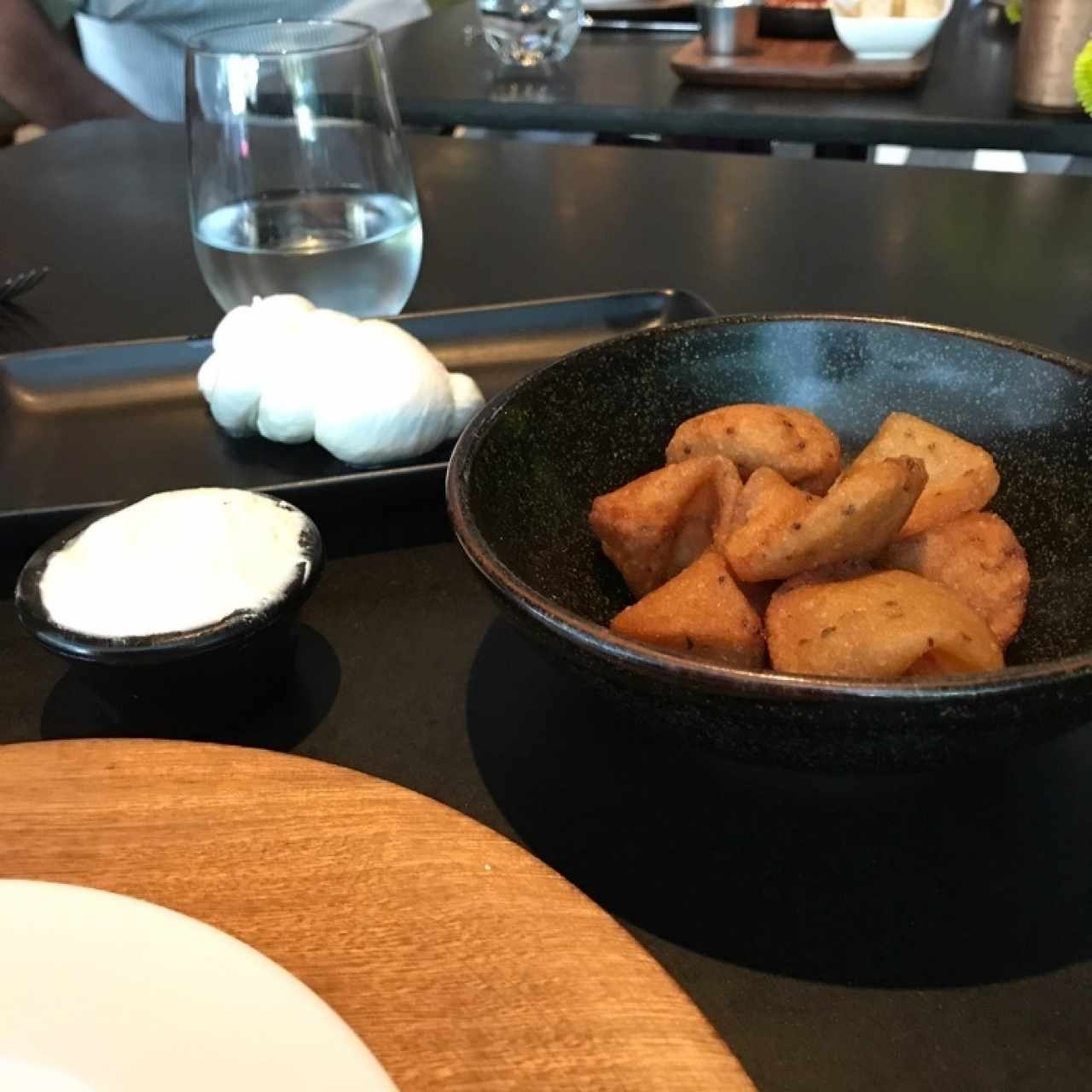 arepitas de anis con nata y quedo de trenza