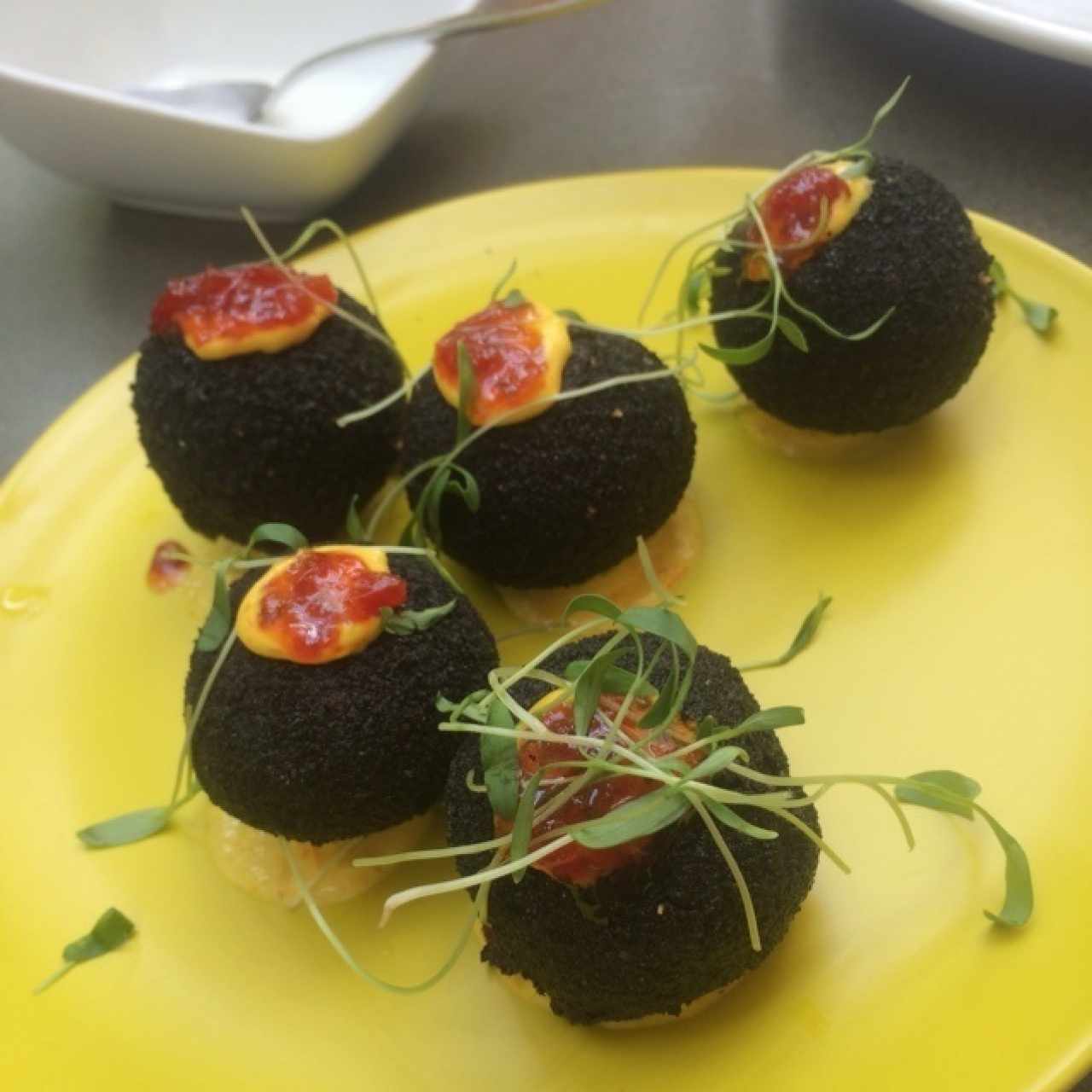 esferas de morcilla 