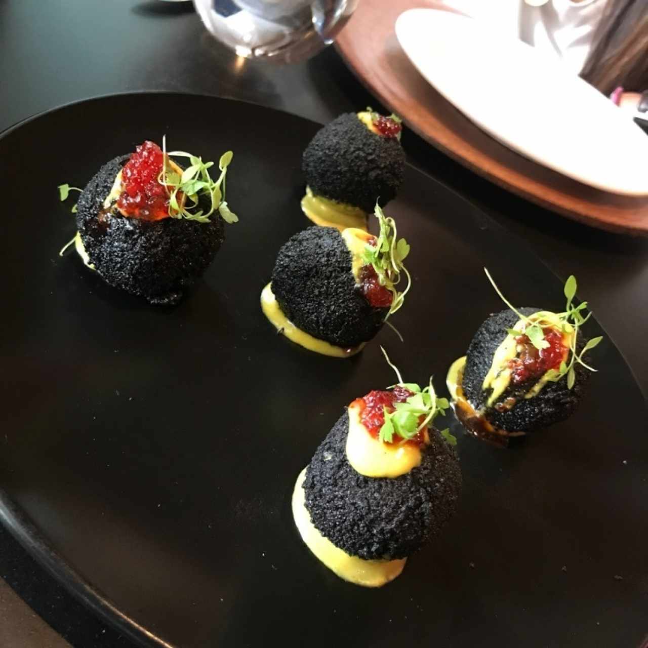 esferas de morcilla