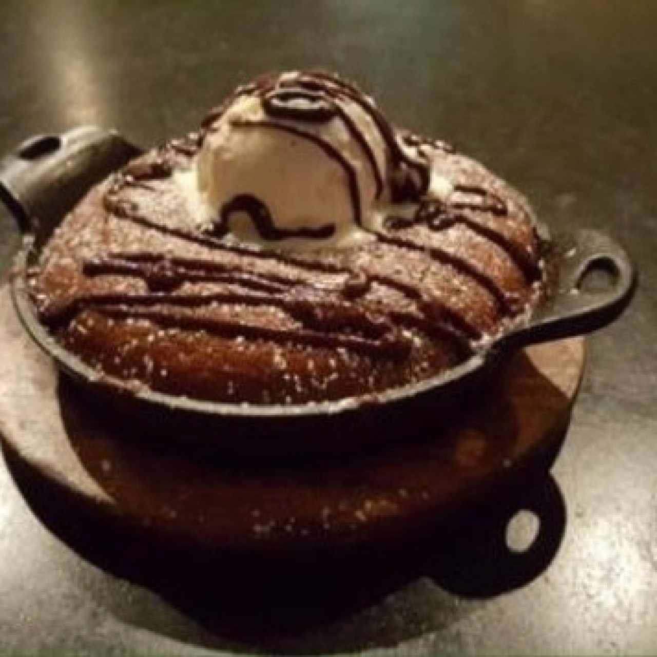 Torta de chocolate fondant con helado de vainilla 💘