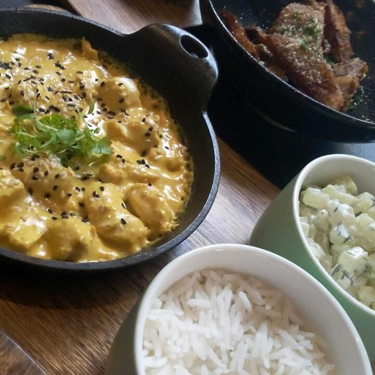 Pollo Tikka Masala con arroz basmati