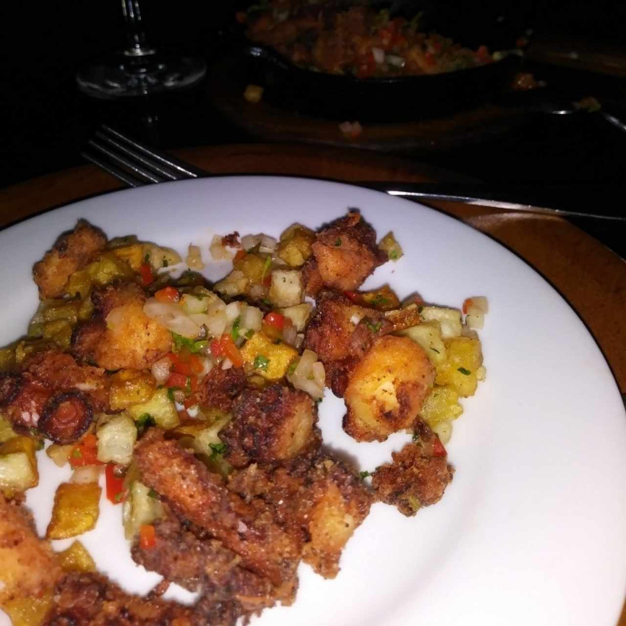 Chicharrón de pulpo
