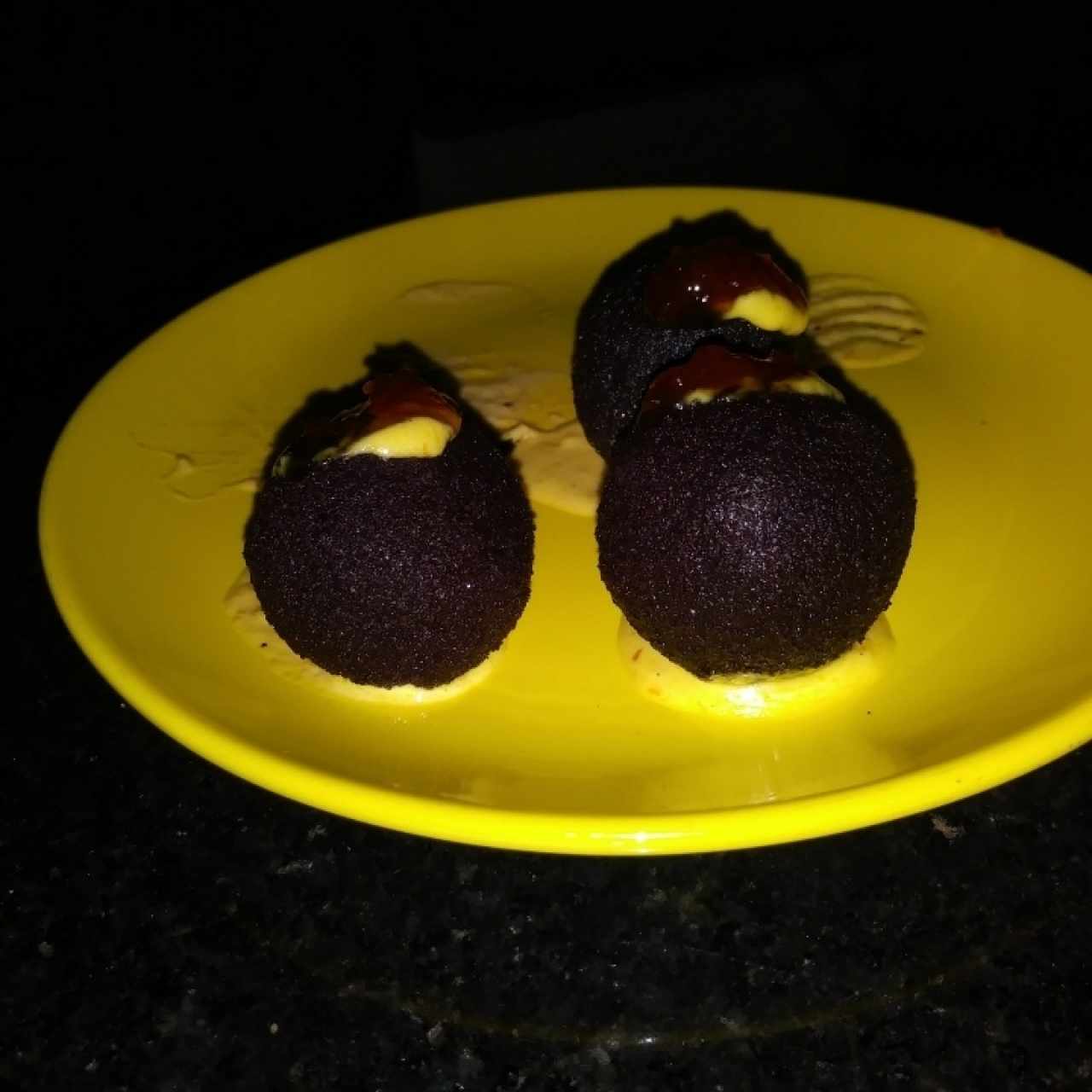 Esferas de morcilla