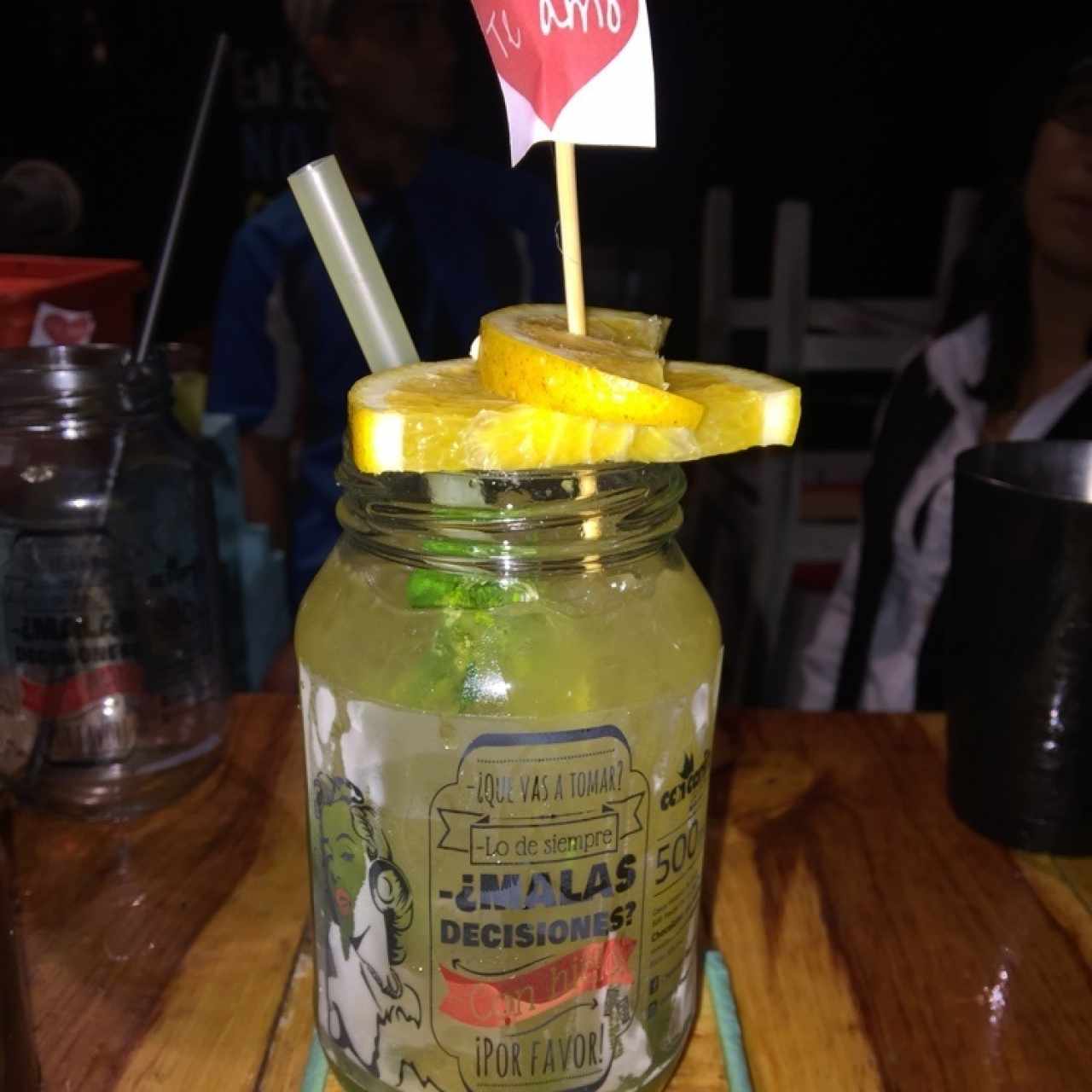 mojito de parchita. 