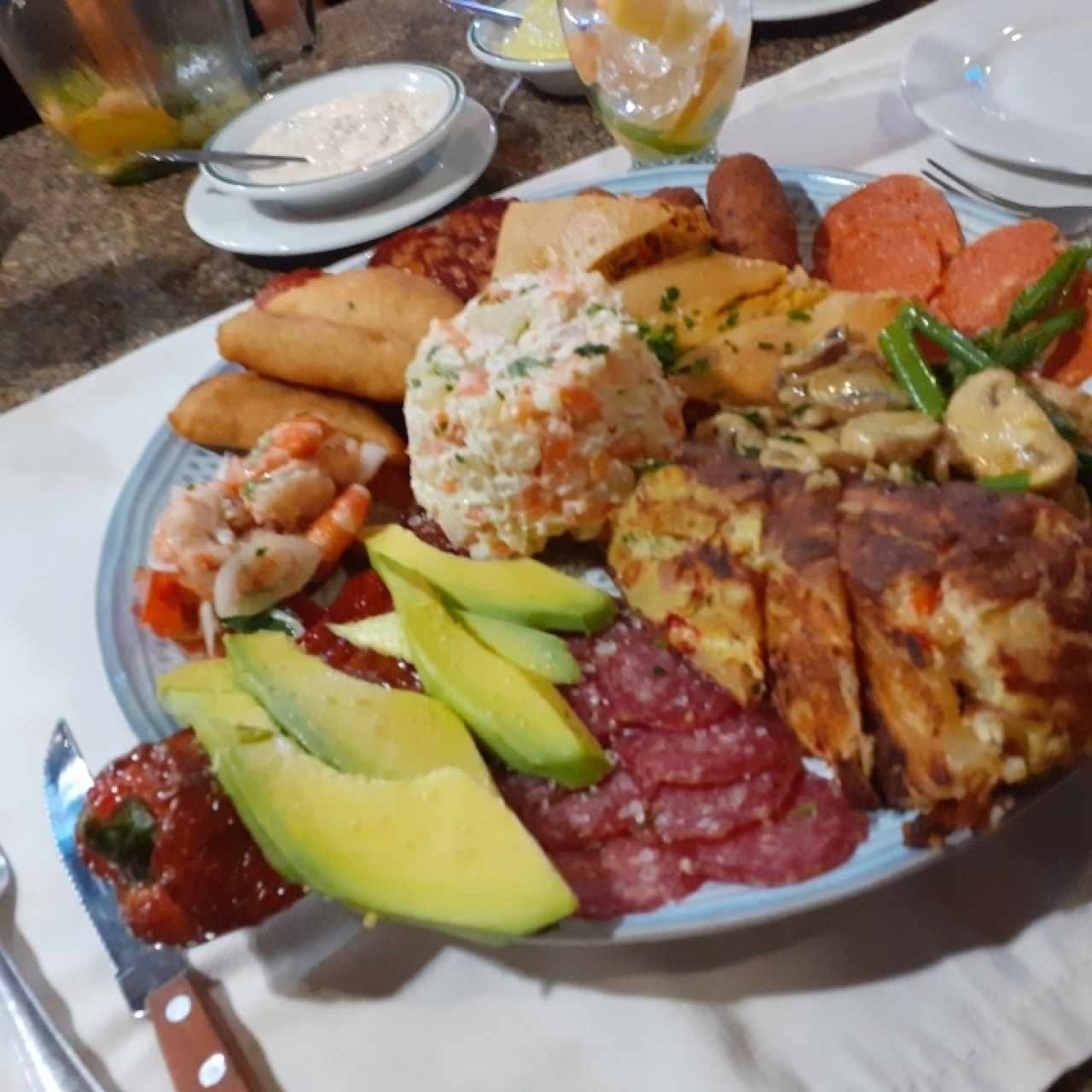 plato de degustación 