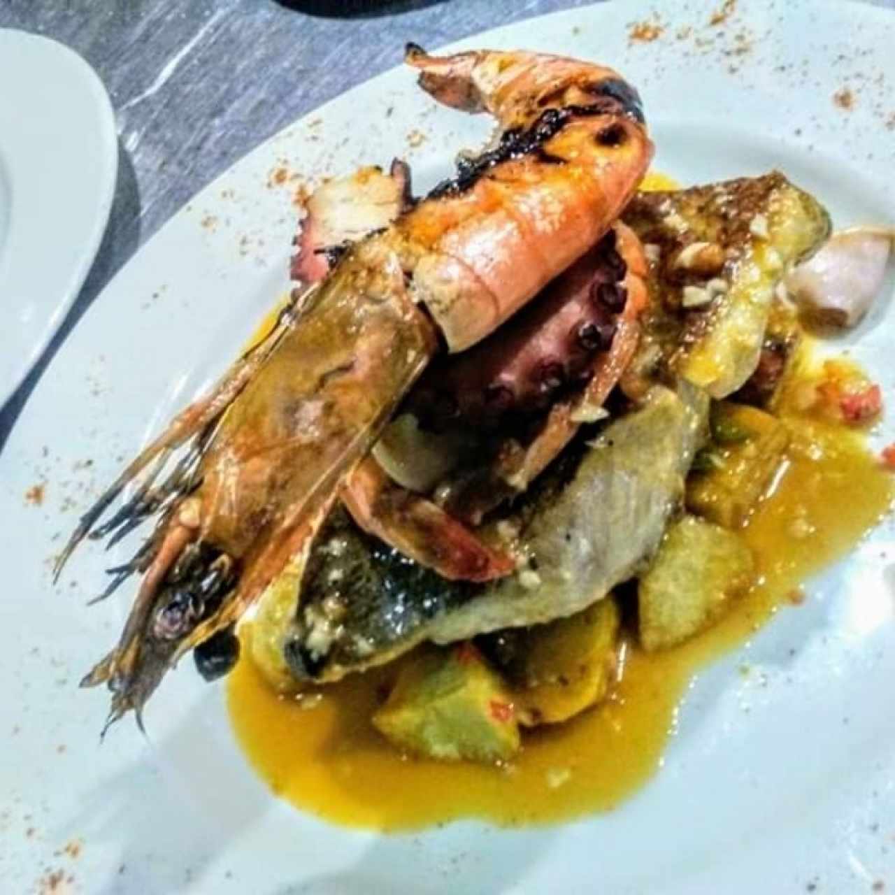 churrasco de mero al navegante 