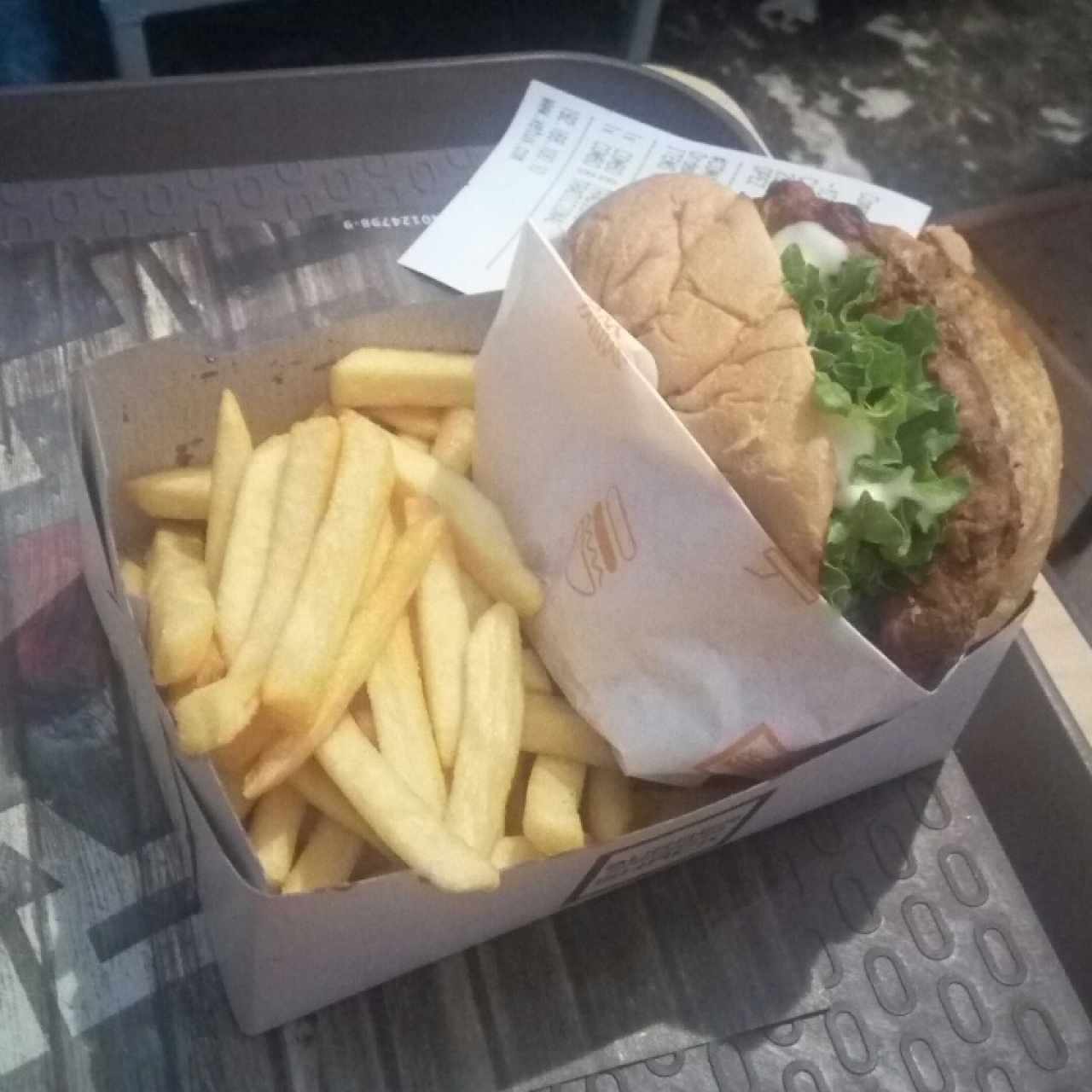 hamburguesa de pollo 