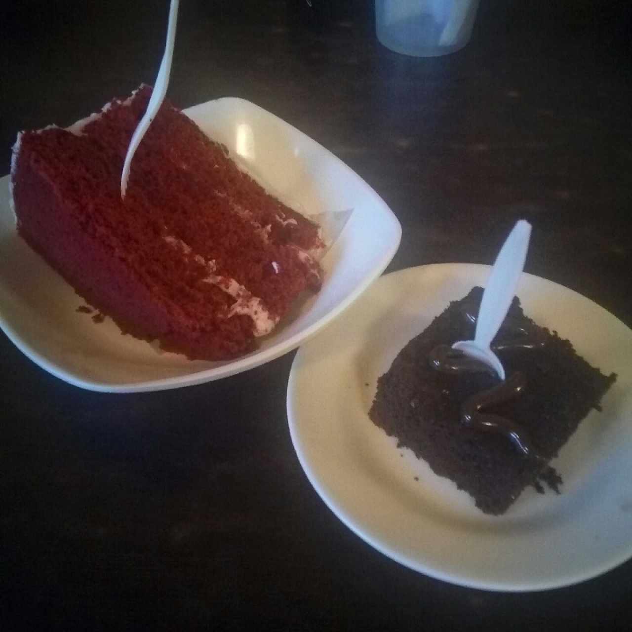 Red Velvet y brownie 