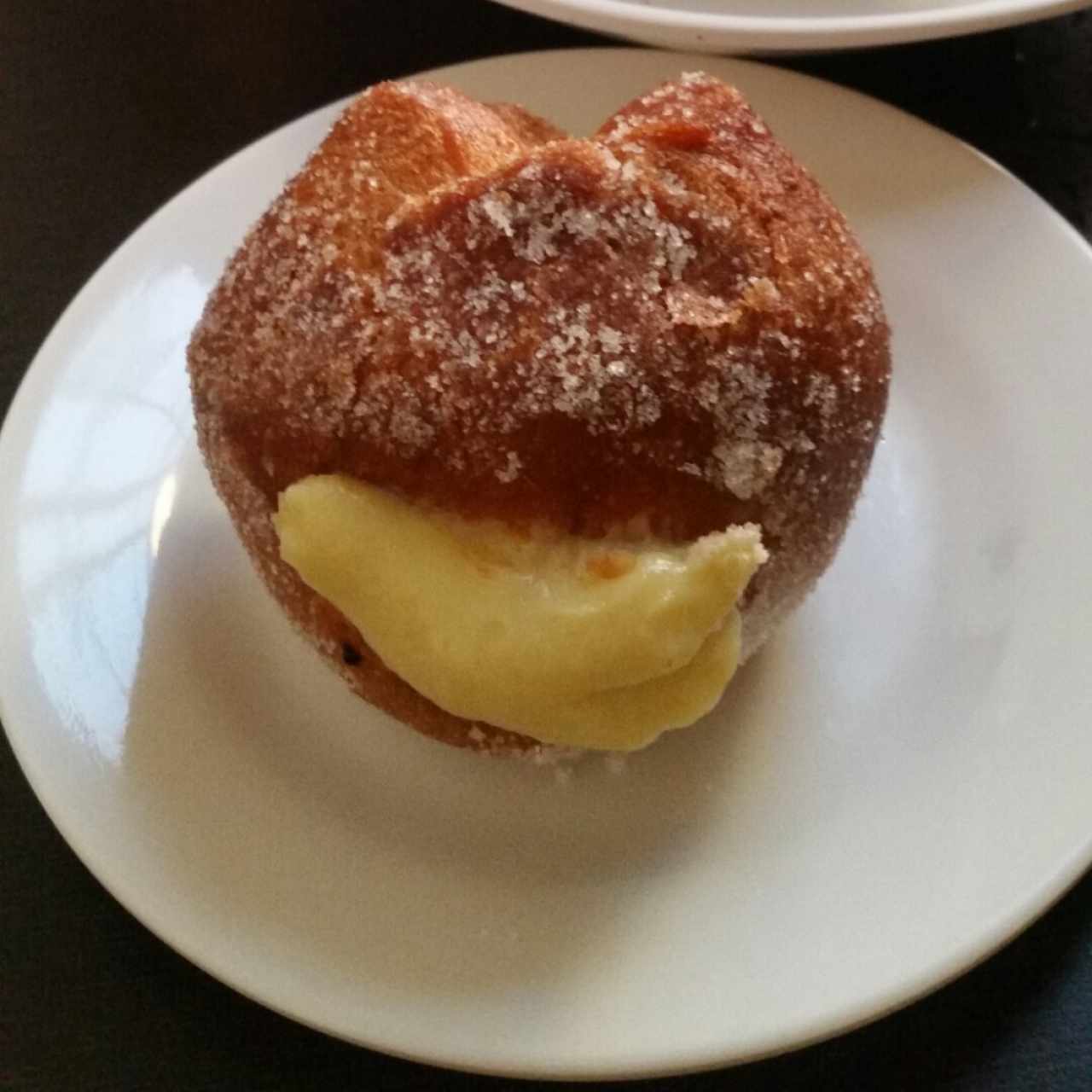 Bomba de crema pastelera 