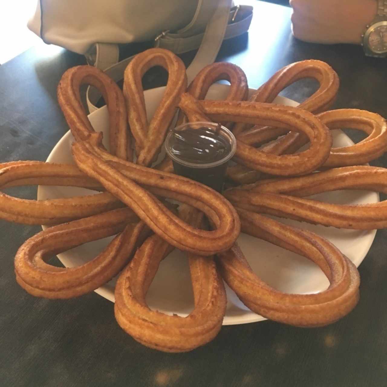 Churros con chocolate