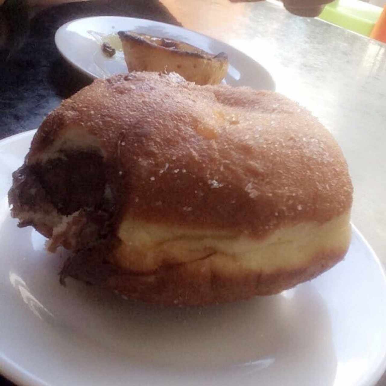 Bomba de crema de avellana