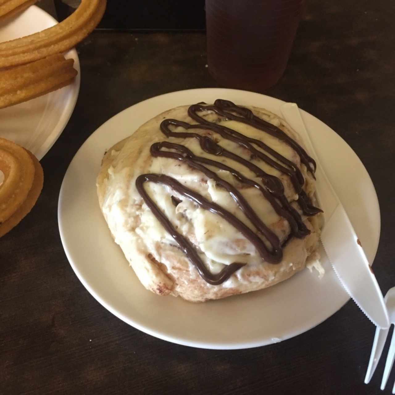 roll de chocolate