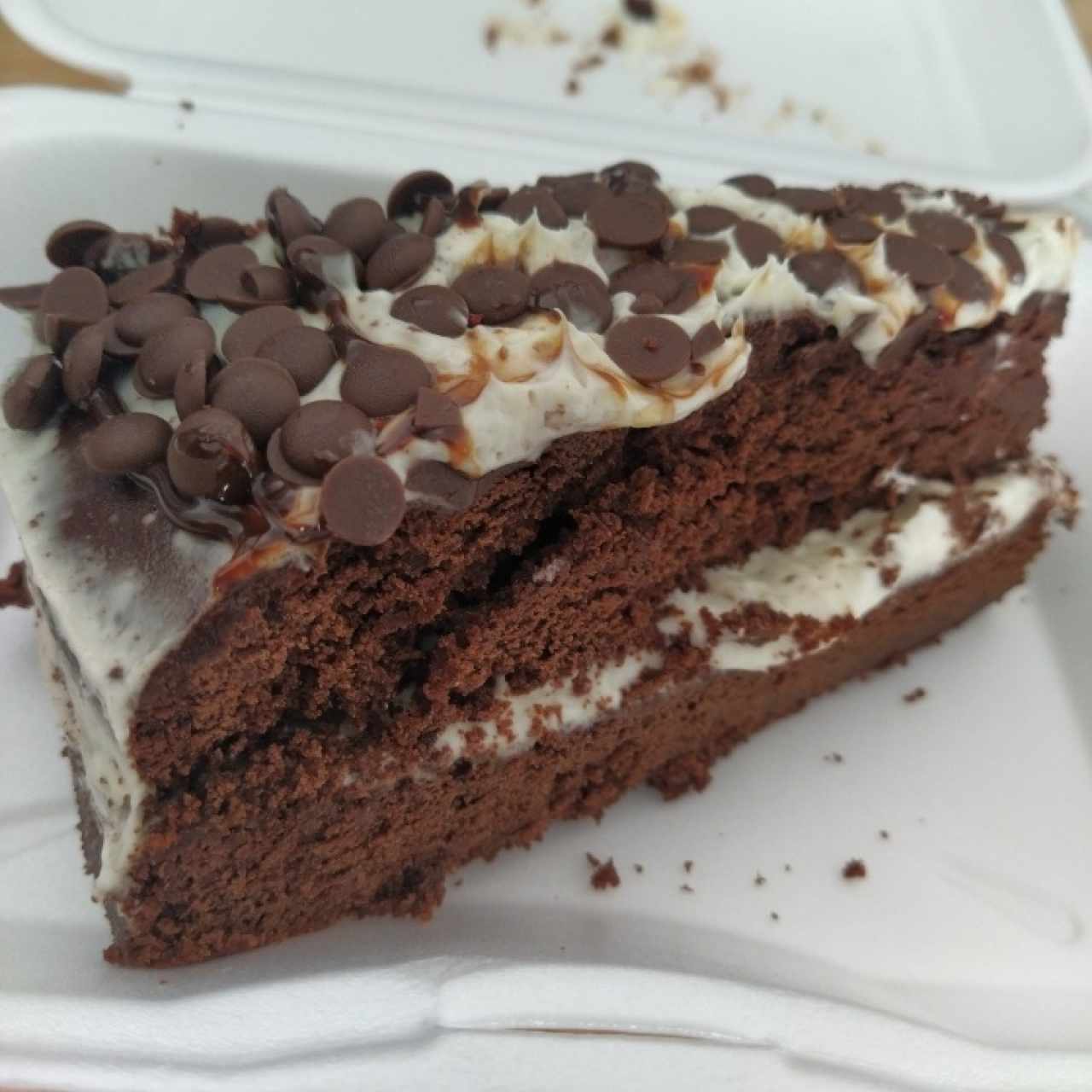 Torta con chispas de chocolate