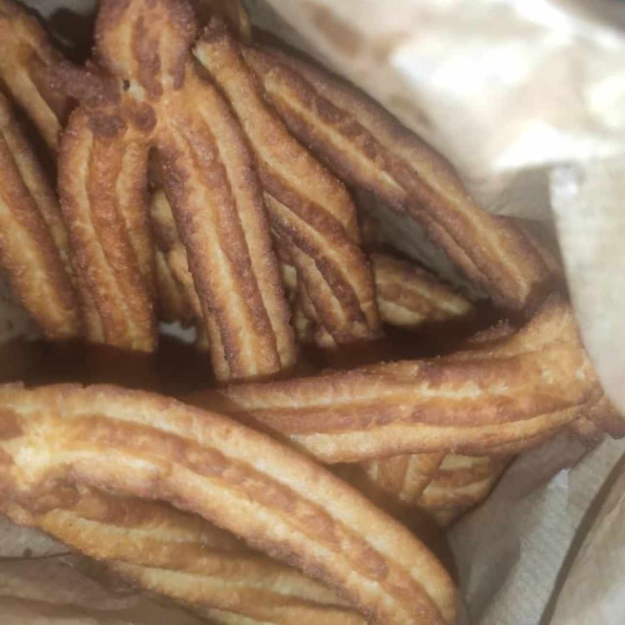 churros con chocolate versión para llevar 