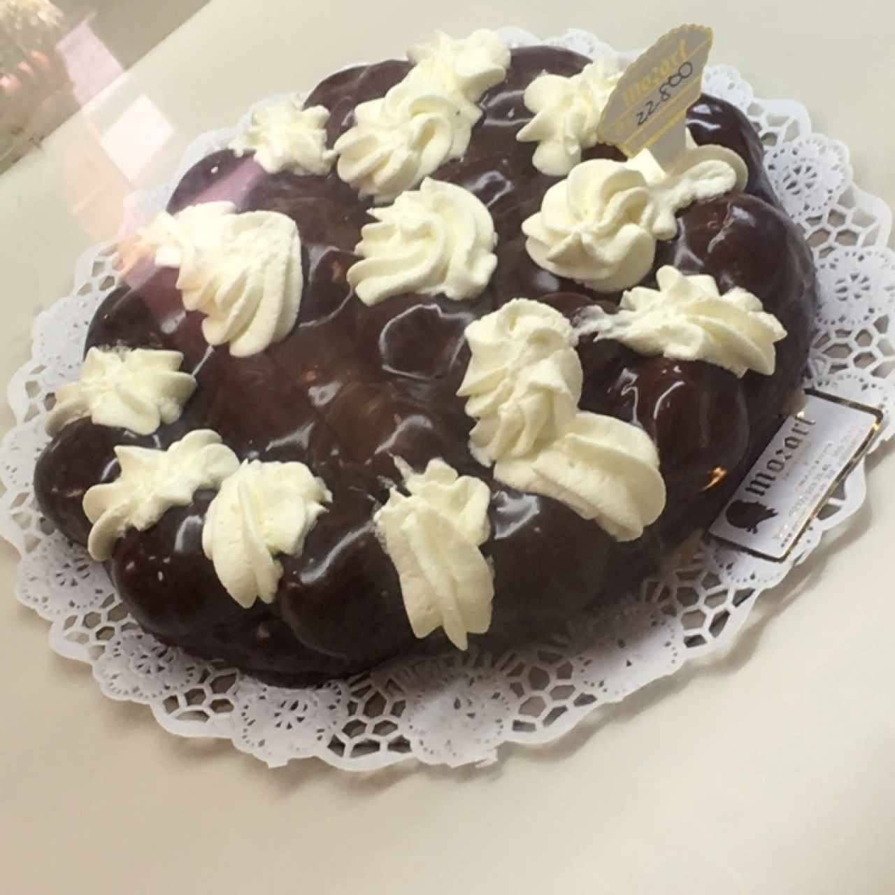 torta de profiterol 