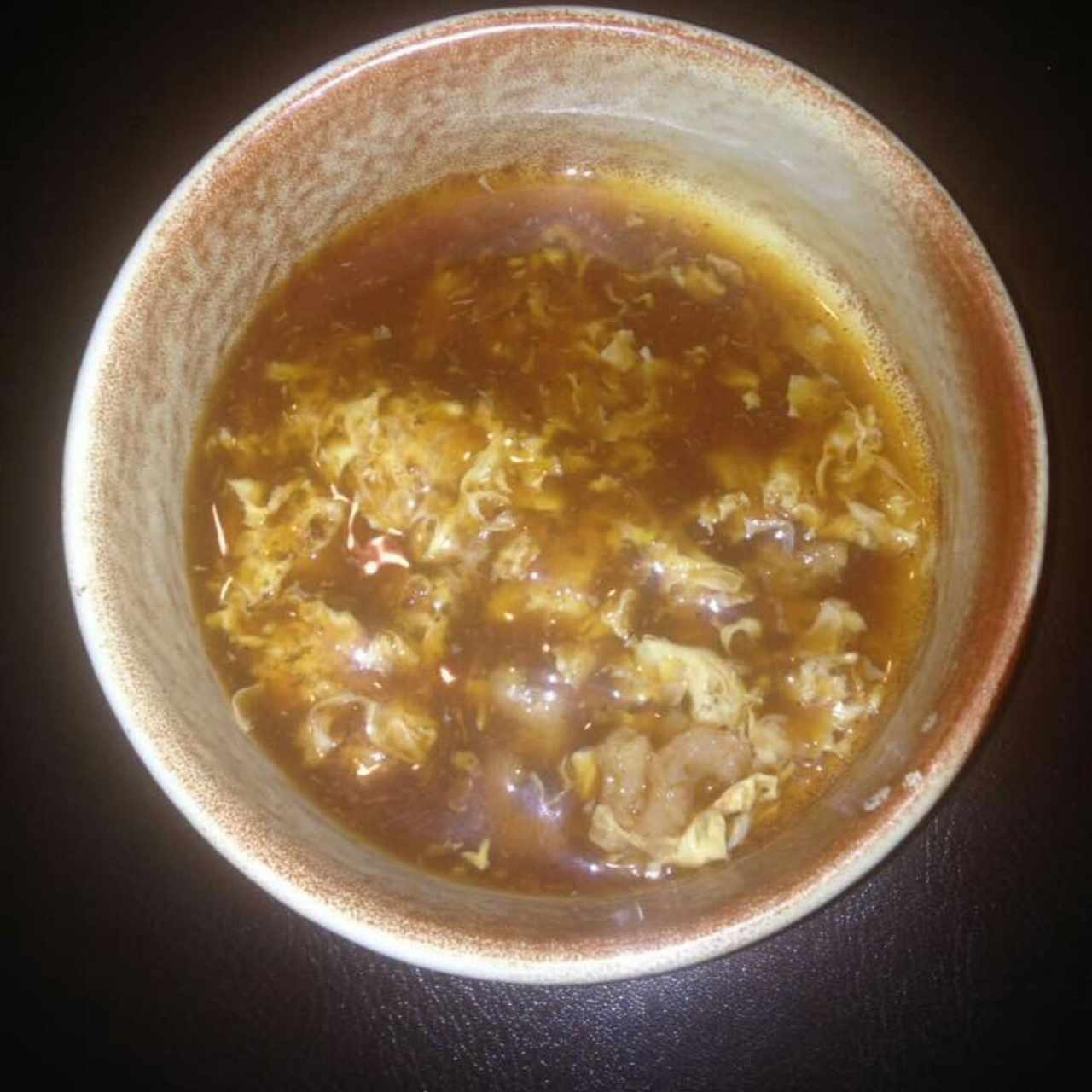 Sopa Agrio-Picante con Mariscos, Excelente