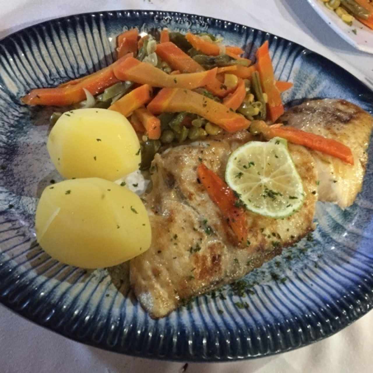 Filet de pescado del dia 