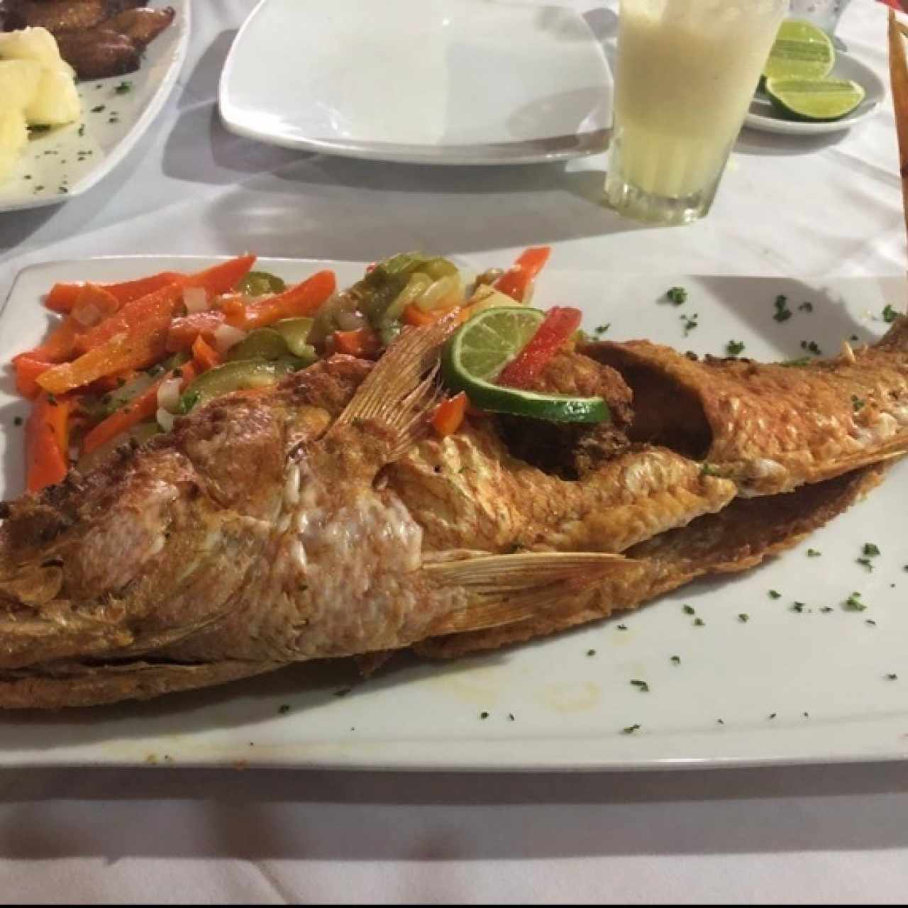 parguito frito con vegetales  super espectacular