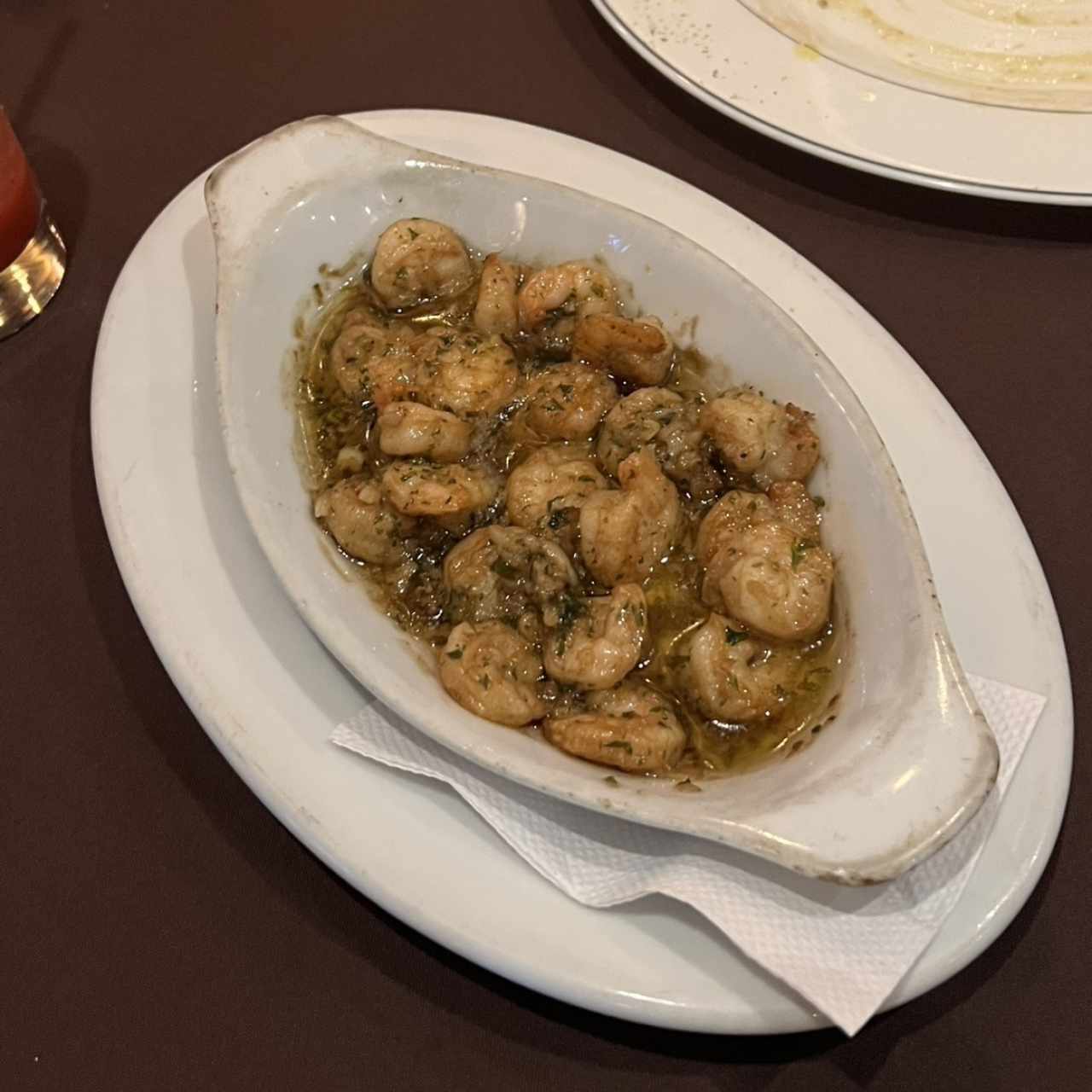 Camarones al ajillo 