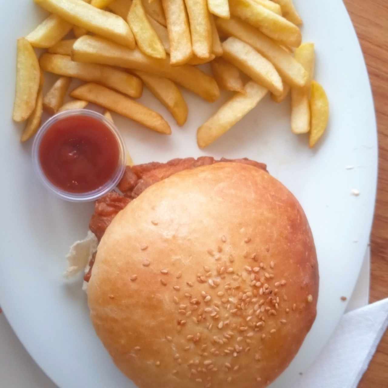Hamburguesa crunch