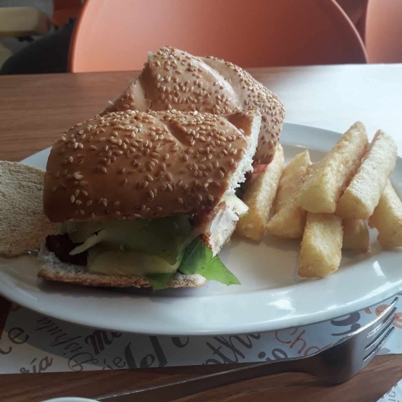 Sándwich de pollo crispy