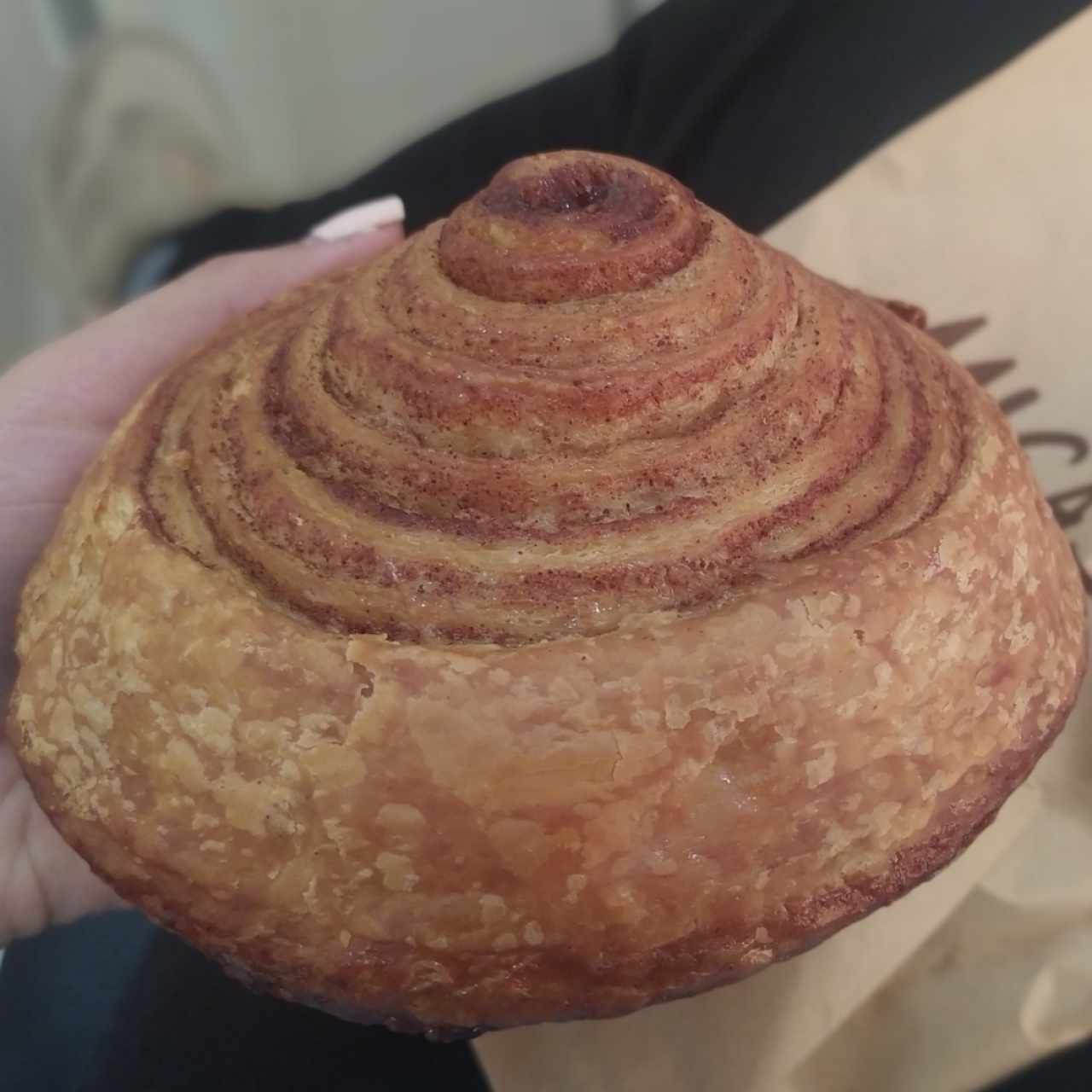 Caracola de canela.