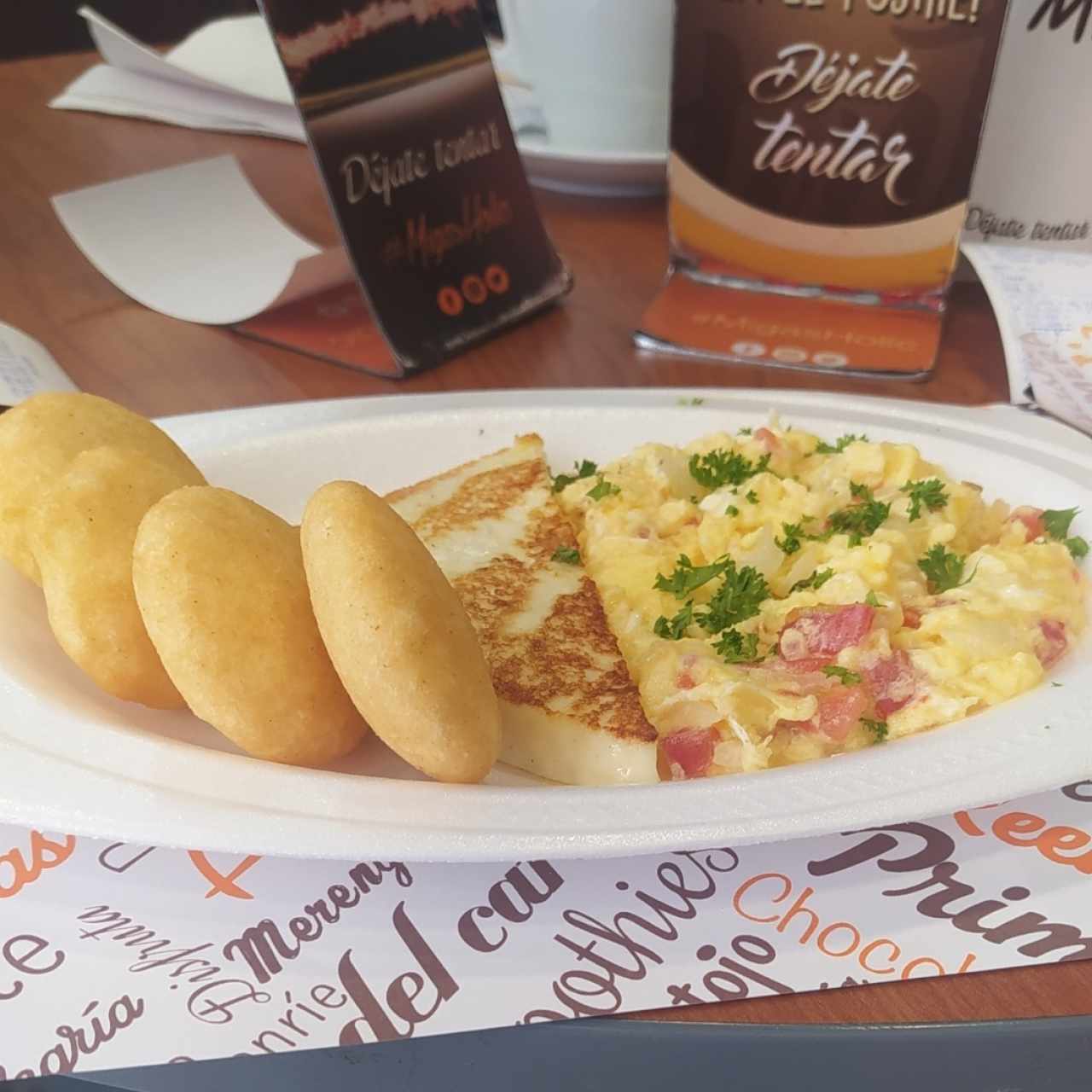Desayuno venezolano.