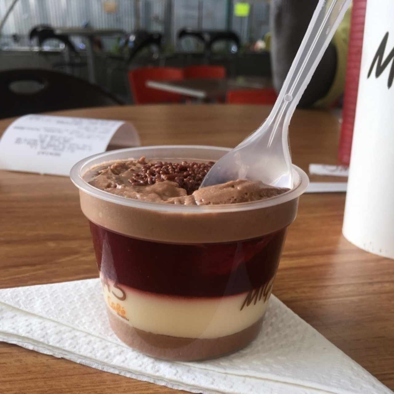 mousse de chocolate