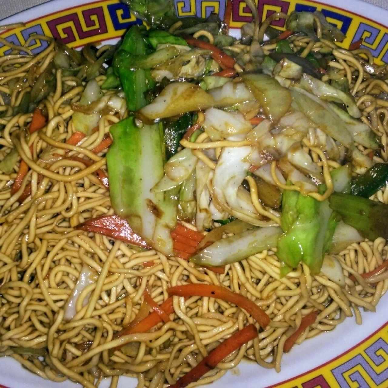 Tallarines con Vegetales