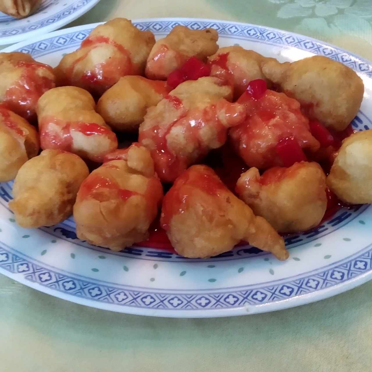 agridulce de pollo